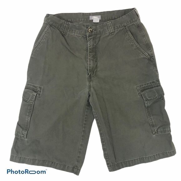 Two pairs Men’s Green Cargo Shorts size 32 and 34 - Picture 5 of 8